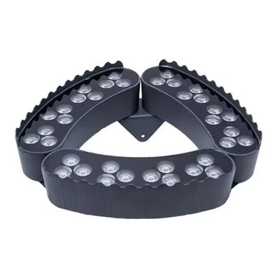 Lampada ad anello impermeabile per albero di palma da 120° angolo di raggio luce solare LED per abbracciare l'albero