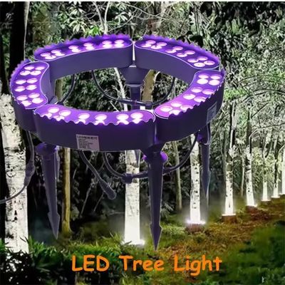Illumina i tuoi parchi con una luce a LED bianca e calda