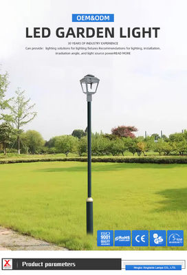 Aluminico esterno IP65 impermeabile 40w 60w 80w 100w 120w luce da giardino a LED per l'illuminazione del parco
