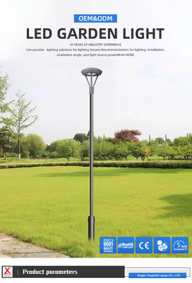 50W LED Post Top Lamp per l'Europa Tipo Villa Giardino con 3/5 e 4000K Temperatura del colore