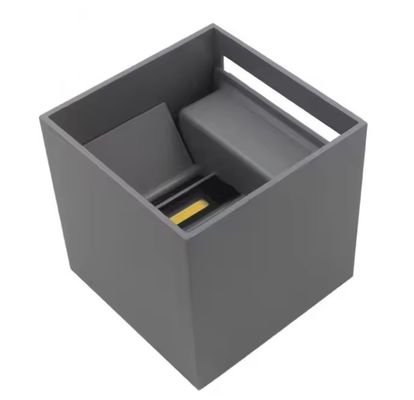 Lampada da parete LED impermeabile per esterni In alto e in basso Aluminio esterno Modern Cube Garden Light