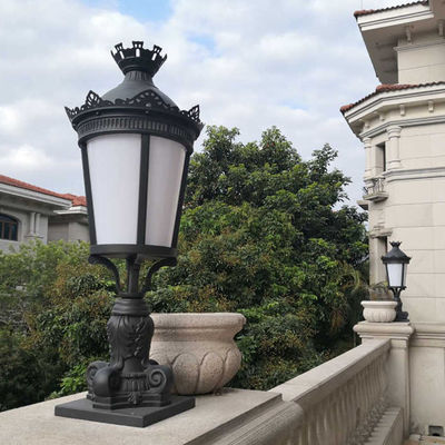 Lampade da giardino esterne europee antiche Lampade elettriche da strada illuminazione stradale impermeabile Moderne polacche Led Lampada solare