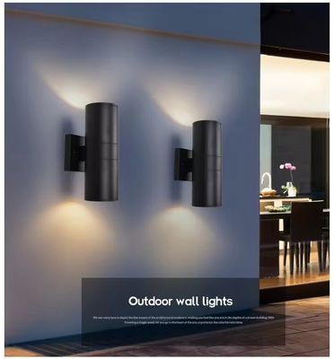 Lampada da parete per giardino all'aperto a LED diffusore di luce da parete in alluminio 6W 10W 12W 24W 48W 60W