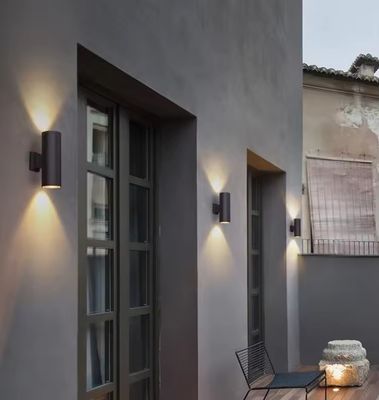 Lampada da parete per giardino all'aperto a LED diffusore di luce da parete in alluminio 6W 10W 12W 24W 48W 60W