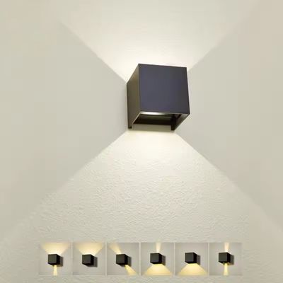 Indice di riproduzione del colore Ra 80 Moderna luce da parete esterna LED impermeabile IP65 Up Down Light