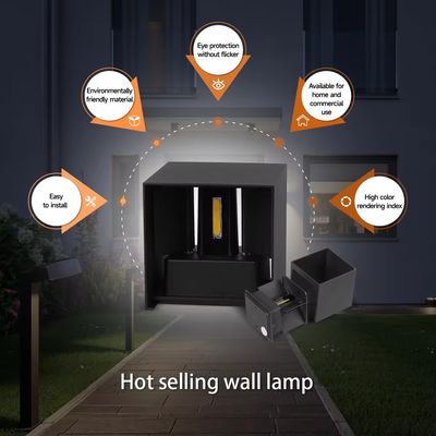 220V giardino moderno muro esterno montato all'aperto impermeabile luce muraria apparecchiature di lusso