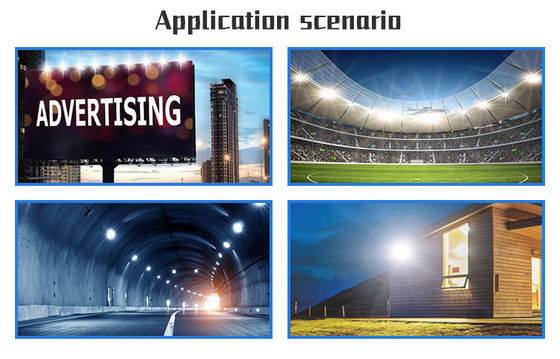 100W di luce all'aria aperta LED IP65 impermeabile con sensore 6500K 10000Lm luce di sicurezza luce bianca