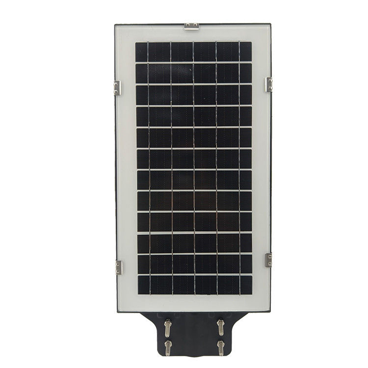 60w High Power Solar Led Street Light Lampada solare grigio scuro realizzata in alluminio fuso a stampa