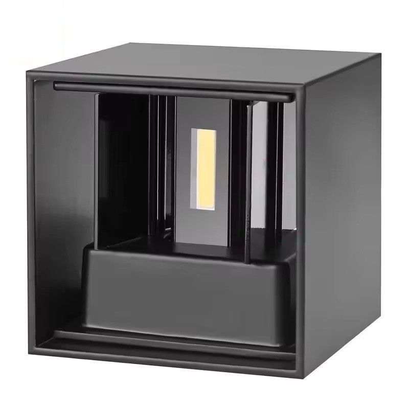 Moderna IP65 Up Down Light Casa Esterno Lampada a parete impermeabile Nera LED