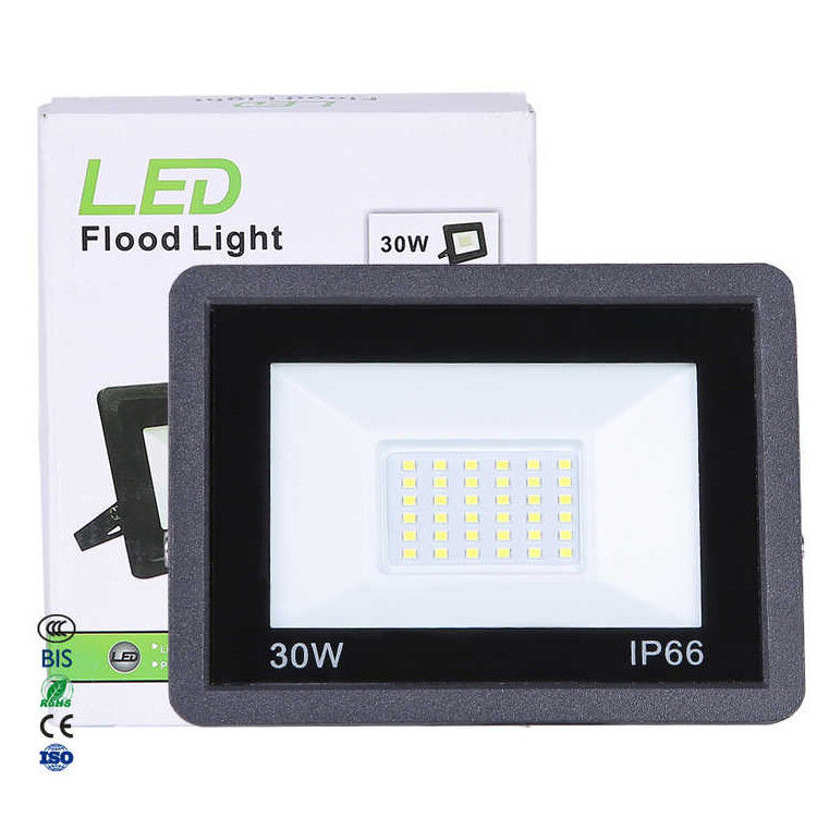 Lampada Flusso luminoso lm 17000 10W 20W 30W 50W 150W 200W Luce di alluvione per illuminazione esterna
