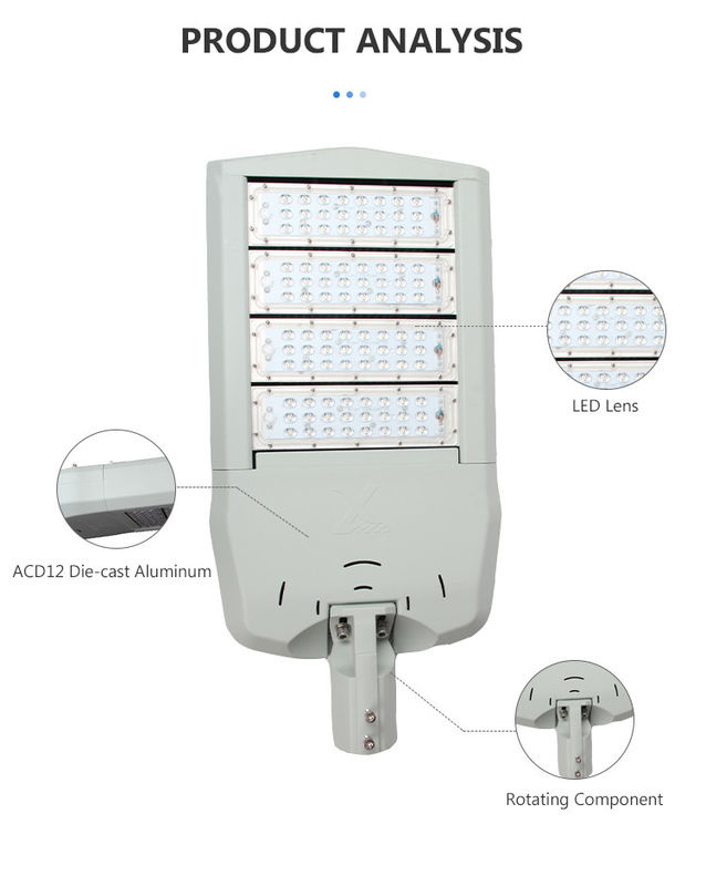 Fusione a stampa in alluminio IP65 impermeabile all'aria aperta LED Street Light 70 Ra 5 200W/250W/300W/350W